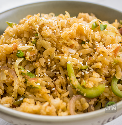Schezwan Poha Recipe Schezwan Poha Recipe